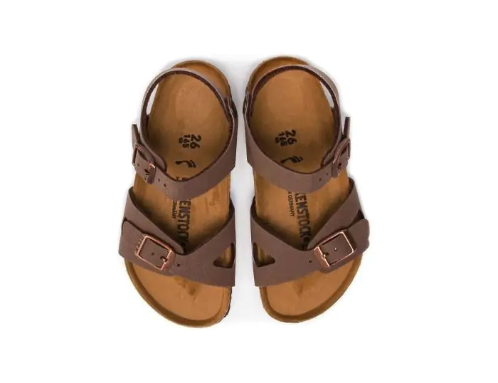 Birkenstock rio brown best sale