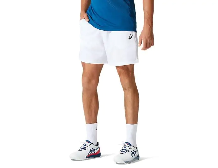 Asics Court 7IN Short Tennisshort WeiB Avantisport