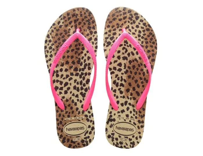 Animal print flip flops womens online