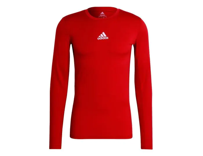 adidas Techfit Long Sleeve Top Kompressionsshirt Rot Avantisport