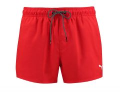Puma - Swim Short Length Short - Red Swim Shorts