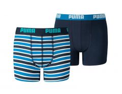 Puma - Boys Basic Boxer Printed Stripes 2P - Unterhosen