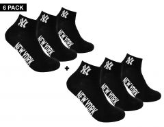 New York Yankees - 6-Pack Quarter Socks - 6er Pack Socken