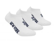 New York Yankees - 3-Pack Sneaker Socks - Knöchelsocken Weiß