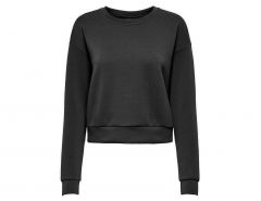 Only Play - Lounge LS O-Neck Sweat - Basic Sweatshirt Schwarz