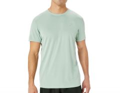 Asics - Core Short Sleeve Top - Blue Sports Shirt Men