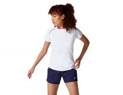 Asics - Court Womens Piping Short Sleeve - Weißes Tennisshirt