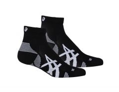 Asics - Cushion Run Quarter Socks 2-Pack - Black Sports Socks