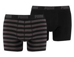 Puma - Stripe Boxer 2P - Gestreifte Boxershorts