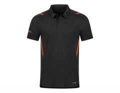 Jako - Polo Challenge - Black and Orange Polo Men