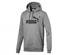 Puma - ESS Hoody FL Big Logo - Graues Sweatshirt