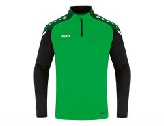 Jako - Ziptop Performance - Green Football Shirt Men