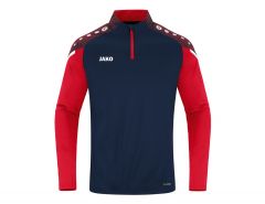 Jako - Ziptop Performance - Navy Football Shirt Men