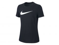 Nike - Womens Tee Dry TFC Crew - Sportshirt Schwarz