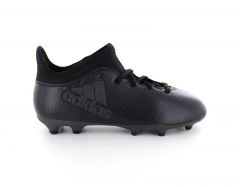adidas - X 17.3 FG Junior - Schwarze Fußballschuhe