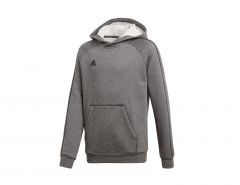 adidas - Core 18 Hoody Youth - Graues Kapuzensweat