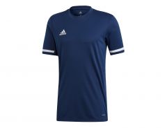 adidas - T19 Short Sleeve Jersey Men - Blaues Herren Sportshirt