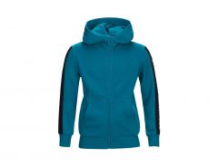 Peak Performance  - JR Season Block Zip Hoodie - Grün-blauer Hoodie mit Reißverschluss