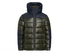 Peak Performance  - Frost Glacier Down Hood Men - Grüne Winterjacke