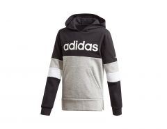 adidas - Young Boys Linear Colorblock Hooded Fleece Sweater - Kinder Hoodie