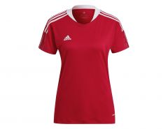 adidas - Tiro 21 Training Jersey Women - Rotes Fußballtrikot