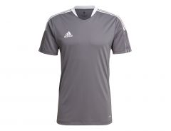 adidas - Tiro 21 Training Jersey - Graues Fußballtrikot