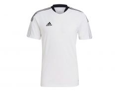 adidas - Tiro 21 Training Jersey - Weißes Fußballtrikot