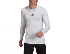 adidas - Techfit Long Sleeve Top  - Kompressionsshirt Weiß