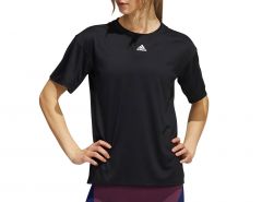 adidas - Training 3S AEROREADY Tee - Schwarzes Damen Sportshirt