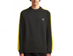 Fred Perry - Broken Tipped Overarm Crew Neck Jumper - Herren Pullover