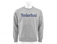 Timberland - Seasonal Linear Logo Crew - Graues Sweatshirt