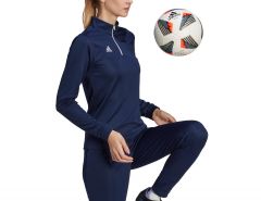 adidas - Entrada 22 Training Top Women - Blue Sports Top