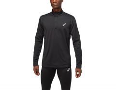 Asics - Core LS 1/2 Zip Winter Top - Schwarzes Sportshirt