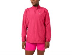 Asics - Core Jacket - Pinkfarbene Laufjacke
