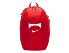 Nike - Academy Team Backpack - Red Backpack with Rain Cover