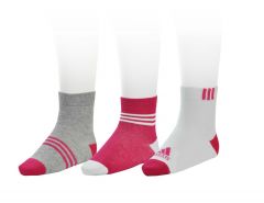 adidas - Little Kids Ankle 3 Pair Pack - Socken