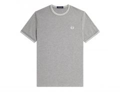 Fred Perry - Twin Tipped Shirt - Grey T-shirt Men