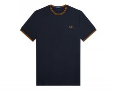 Fred Perry - Twin Tipped T-Shirt - Navy Cotton Tee