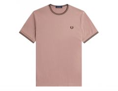 Fred Perry - Twin Tipped T-Shirt - Pink Tee