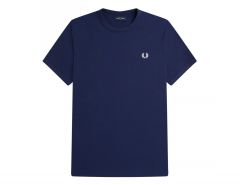 Fred Perry - Ringer T-Shirt - Dark Blue T-Shirt