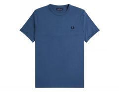 Fred Perry - Ringer T-Shirt - Men's Shirt Blue