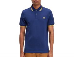 Fred Perry - Twin Tipped Shirt - Polo Shirt with Yellow Trim