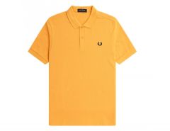 Fred Perry - Plain Shirt - Cotton Polo Shirt Yellow