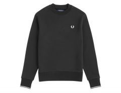 Fred Perry - Crew Neck Sweatshirt -  Black Sweater