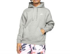 Nike - NSW Club Fleece Hoodie - Graues Hoodie