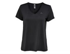 Only Play - Nasha V-neck Training Top - Schwarzes Sportshirt