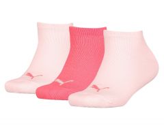 Puma - Kids Invisible 3P - Pink Socks