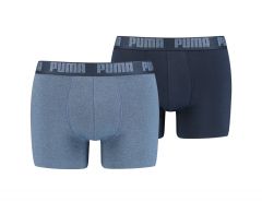 Puma - Everyday Boxers 2P - Blaue Boxershorts