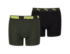 Puma - Boys Logo Grid Boxer - Boys Underwear