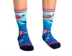 Keepace - Space Whale - Colorful Sports Socks